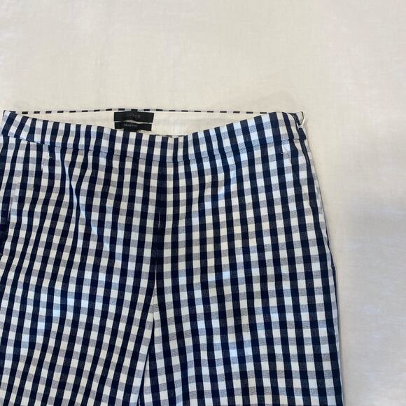 J. Crew Women's Martie Side Zip Checkered Pants - 4T - Picture 3 of 11